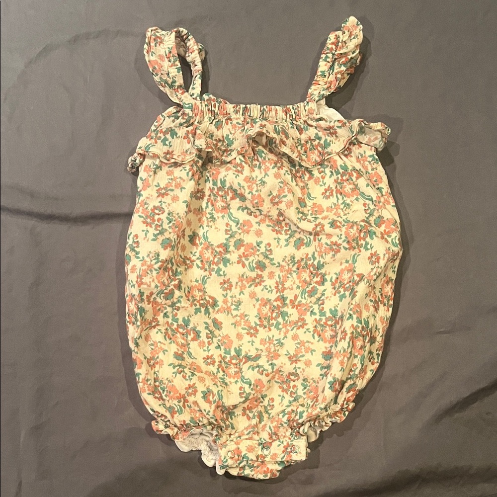Emile et Ida Floral Baby Outfit